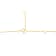 10K Yellow Gold 3/10ct Round Diamond Modern Bezel-Set Solitaire Necklace
(H-I Color, SI2-I1 Clarity)