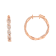 10K Rose Gold Diamond Hoop Earring 1.0ctw