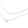 Solid 10K Gold 0.5mm Rope Chain Unisex Necklace - Size 16"
