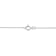 .925 Sterling Silver 1/10 cttw Pave-Set Round-Cut Diamond Open Cross
18" Pendant Necklace