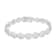 Sterling Silver 1.0ctw Diamond Nested Circle Miracle Set Open Wheel
7" Fashion Link Bracelet