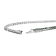 18K White Gold Multi-Colored Gemstone and Diamonds Tennis Bracelet