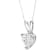 14K White Gold 1/2ctw Heart Shaped Lab Grown Diamond Pendant w\chain
18"(F-G Color, VS2-SI1 Clarity)