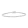1.00ctw Round White Miracle-Set Diamond Sterling Silver Tennis Bracelet