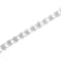 Sterling Silver .25ctw Miracle Set Diamond Sleek and Open "V"Bracelet