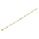 10K Yellow Gold Over Sterling Silver 1.0ctw Round Diamond Link Bracelet