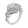 14K White Gold Diamond Composite Ring (1.0ctw, H-I Color, I1-I2 Clarity)