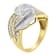 10K Two-Toned Gold Diamond Bypass Ring (1 cttw, H-I Color, SI1-SI2 Clarity)