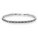 Black Rhodium over Sterling Silver 1.0ctw Rose Cut Blue Diamond
Double-Link 7" Tennis Bracelet