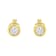 10K Yellow Gold 1/4ctw Round Brilliant-Cut Near Colorless Diamond
Bezel-Set Stud Earrings