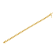 10K Yellow Gold Over Sterling Silver 1.0ctw Prong-Set Diamond Link Bracelet