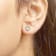 Sterling Silver 1/6 Cttw Yellow Diamond Open Double Heart Stud Earrings