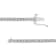 14K White Gold 1.0ctw Miracle Set Round-Cut Lab Grown Diamond Illusion
Tennis Bracelet