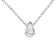 14K White Gold 1/2ct Lab Grown Pear Shape Solitaire Diamond Necklace
(F-G Color, VS2-SI1 Clarity)