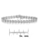 Sterling Silver 1.0ctw Diamond Miracle-Set X-Link 7" Tennis Bracelet
