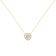10K Yellow Gold Diamond Heart Pendant w\chain(1/2ctw, H-I Color, I1-I2 Clarity)