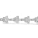 14K White Gold 1 1/5ctw Diamond Flower Blossom Link Bracelet (H-I Color,
SI1-SI2 Clarity) - Size 7"