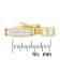 14K Yellow Gold 3.0ctw Princess and Baguette Cut Diamond Beaded Bracelet