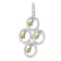 14K Two- Toned Gold 2/5ctw Round Diamond Pendant With Chain (H-I, I1-I2)