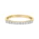 10K Yellow Gold IGI Certified 1/4ctw Diamond Band Style Ring (J-K Color,
I2-I3 Clarity)