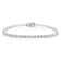 5.00ctw Round White Lab Grown Diamond 14K White Gold Tennis Bracelet