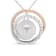 14K Two-tone Gold 3/8ctw Pave Diamond and 9mm Round Pearl Spiral
18" Pendant w\chain