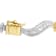 10K Two-Tone Gold 2.0ctw Baguette Cut Diamond Spiral Bracelet