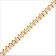 18K Yellow Gold 5.0ctw AGS Certified "S" Link Wrapped Round
Brilliant Diamond Tennis Bracelet