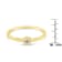 14K Yellow Gold Over Sterling Silver 1/20 Carat Diamond Promise Ring
(J-K Color, I1-I2 Clarity)