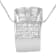 14K White Gold 1 5/8ctw Princess and Baguette Cut Diamond Heart Ribbon
Pendant w\chain(G-H, VS1-VS2)