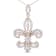 14K Yellow Gold 1.00ctw Round Diamond Fleur De Lis 18" Pendant
w\chain(H-I Color, SI2-I1 Clarity)