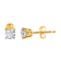 14K Yellow Gold 1/2 Cttw Round-Cut Diamond Solitaire Stud Earrings (O-P
Color, SI2-I1 Clarity)