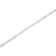 14K White Gold 2.50ctw Round and Baguette Cut Diamond Alternating Flared
Links Tennis Bracelet