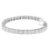 14K White Gold 2.86ctw Princess Cut Diamond Cube Bracelet