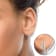 Sterling Silver 1/2 Cttw Round Diamond Graduated Huggie Earrings (I2-I3
Clarity, I-J Color)