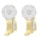 14K Yellow Gold 7/8ctw Round Cut Diamond Earrings