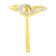 14KT Yellow Gold 1/10 ctw. Diamond Heart Shape Ring (K-L, I1-I2) - Size 7