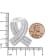 2.625ctw Round and Baguette Channel-Set Diamond Awareness Ribbon 14K
White Gold Pendant