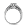 14K White Gold 1 1/4ctw Princess Cut Diamond Engagement Ring (H-I Color,
SI1-SI2 Clarity) Size 7