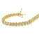 10K Yellow Gold Over Sterling Silver 7.0ctw Round Brilliant Cut Diamond
"S" Link Bracelet