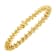 10K Yellow Gold Over Sterling Silver 1.0ctw Prong-Set Diamond Link Bracelet