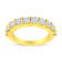 14K Yellow Gold Over Sterling Silver 2.0ctw Round Diamond Ring (J-K
Color, I1-I2 Clarity)