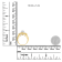 10K Yellow Gold Diamond Cluster Ring (3/4 Cttw, J-K Color, I2-I3 Clarity)