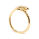 10K Yellow Gold 1/10ctw Diamond  Palm Tree Statement Ring (H-I Color,
I1-I2 Clarity)