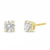14K Yellow Gold 1.0 Cttw Round Lab Grown White Diamond 4-Prong Classic
Solitaire Stud Earrings