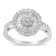 10K White Gold Diamond Cocktail Ring (1 ctw, H-I Color, SI2-I1 Clarity)