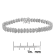 Sterling Silver 1.0ctw Diamond "Arrow" Shape Tennis Link Bracelet