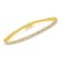 14K Yellow Gold Over Sterling Silver 3.0ctw Miracle-Set Diamond Tennis Bracelet