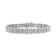 0.16ctw Diamond Chevron Sterling Silver Tennis Bracelet