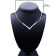 14K Two-tone Gold 2.0ctw Mixed Cut Diamond 'V' Shape Necklace (H-I
Color, SI2-I1 Clarity) - 18"